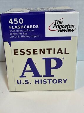 Essential AP World History; flashcards: 450 Flashcard- cards, Princeton Review